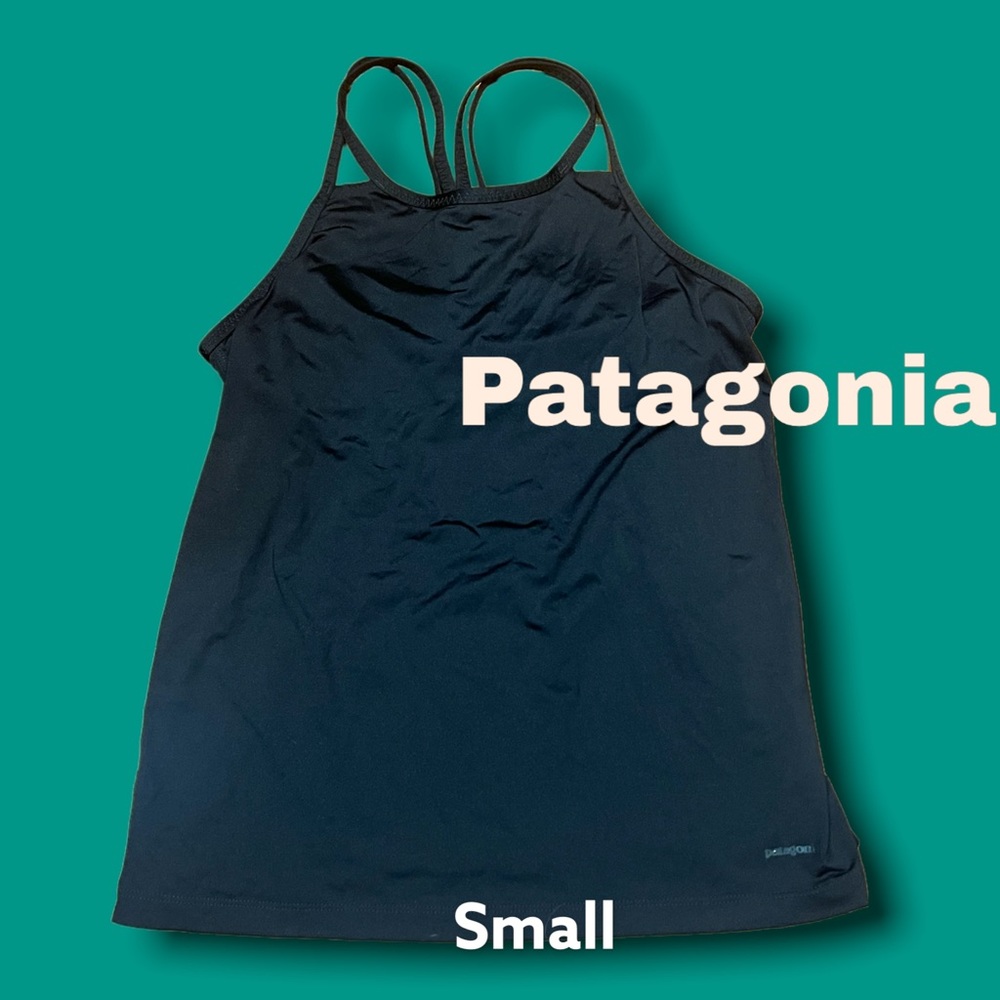 Strappy black Patagonia tank size small